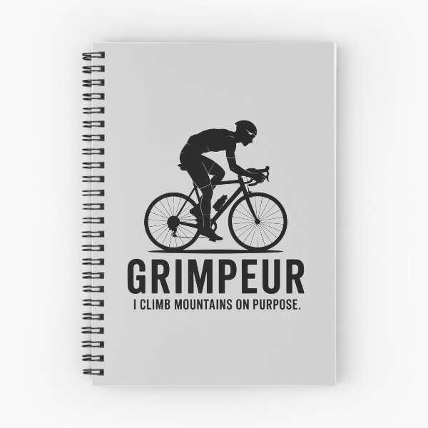 Item preview, Grimpeur Cycling Climb Mountains Road Bike Quote designed and sold by Enea Kelo.