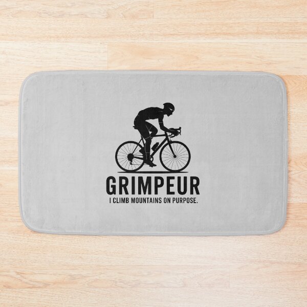 Item preview, Grimpeur Cycling Climb Mountains Road Bike Quote designed and sold by Enea Kelo.