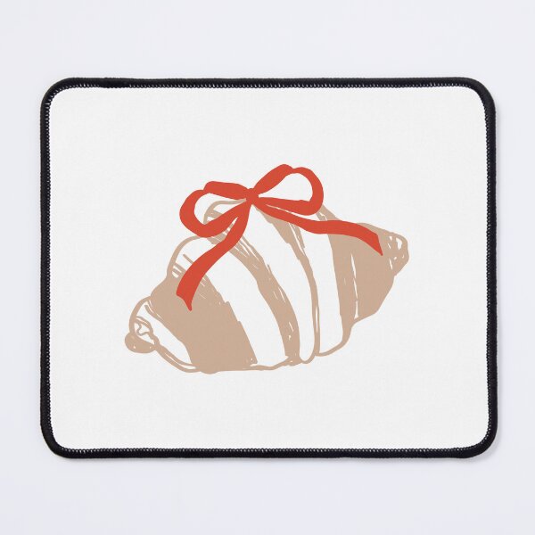 Item preview, Cute Croissant French With Red Bow. Croissant Lover.  designed and sold by CoCoArt-Ua.