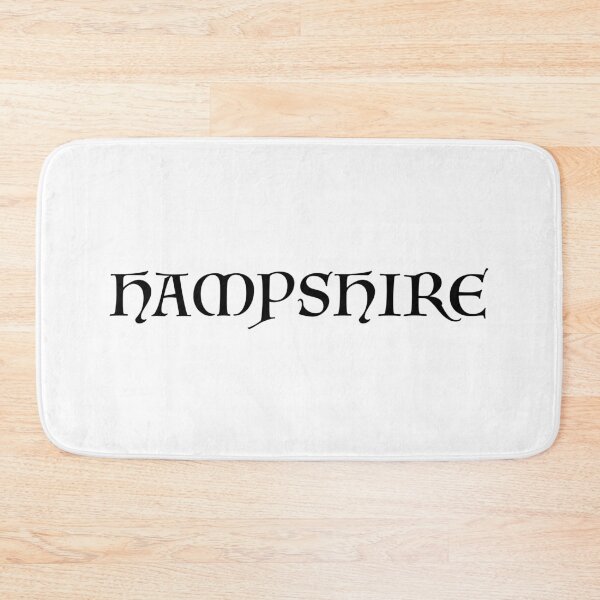 Item preview, Hampshire old medieval style text (Black) designed and sold by STUDIO-72.