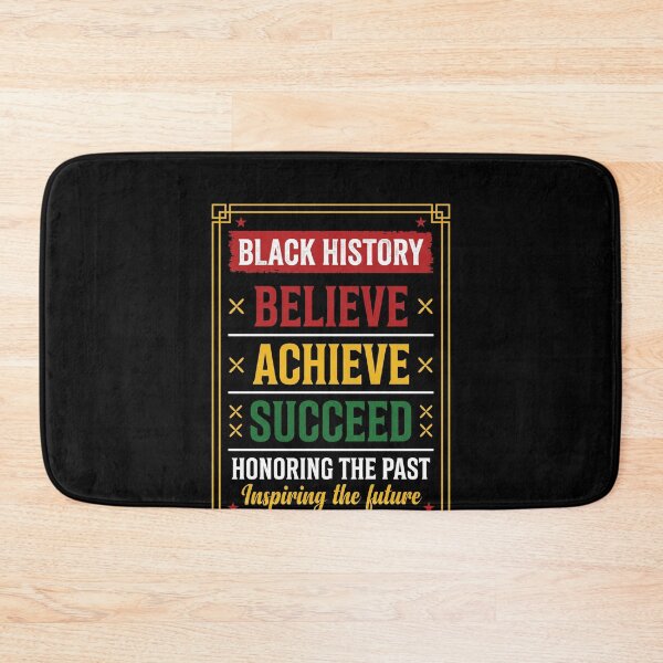 Item preview, Black History Believe Achieve Succeed Honoring The Past Inspiring The Future African American Heritage Pride designed and sold by SofenArt.