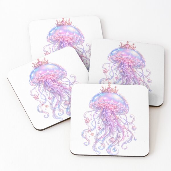 Item preview, Iridescent JellyFish with Crown designed and sold by StrawberryStudio.