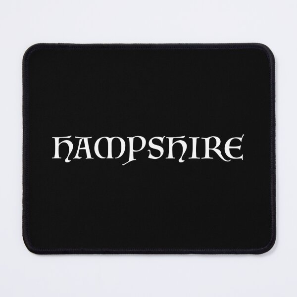 Item preview, Hampshire old medieval style text (White) designed and sold by STUDIO-72.