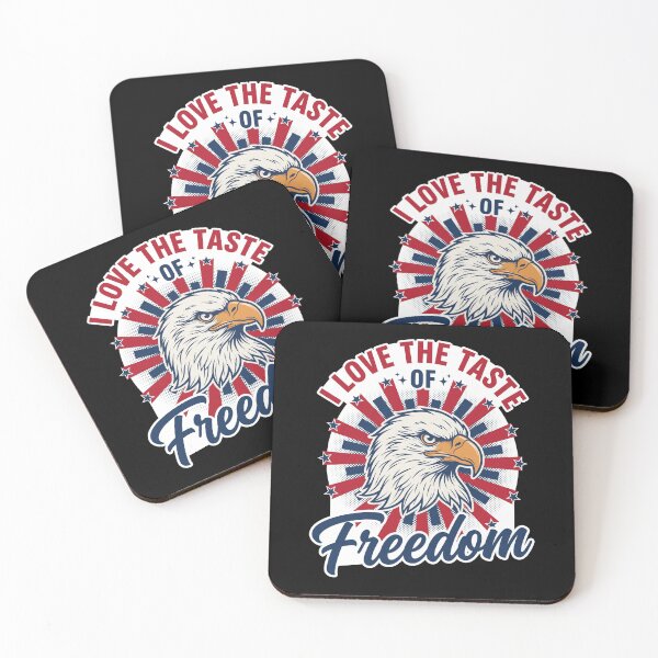 Item preview, I Love The Taste Of Freedom American Patriot Eagle USA designed and sold by SofenArt.
