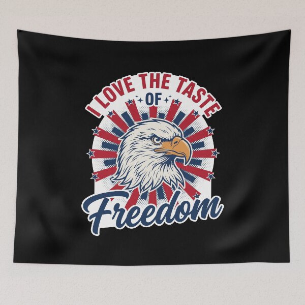 Item preview, I Love The Taste Of Freedom American Patriot Eagle USA designed and sold by SofenArt.