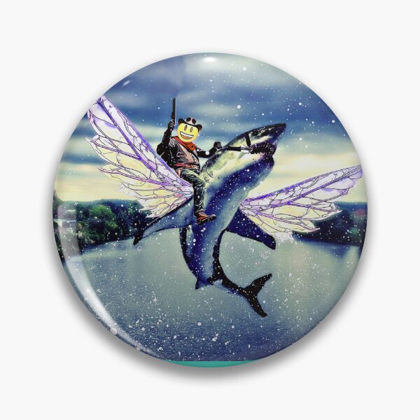 Item preview, Shark Riding Cowboy Emoji designed and sold by Mightymooseman.