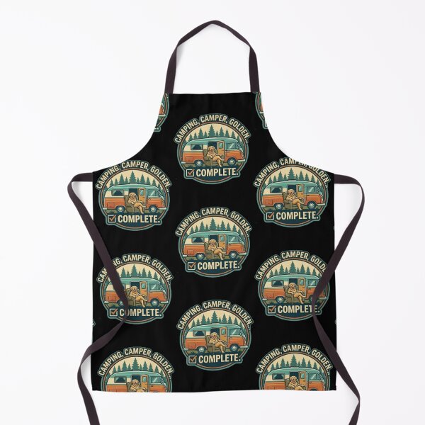 Item preview, Golden Retriever Camping Camper Life Travel Adventure designed and sold by thoughtswear.