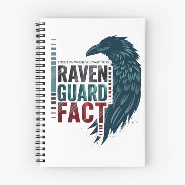 Item preview, Raven Guard Fact  | Gothic Crow Bird Graphic | Dark Nature Vector | Streetwear Wildlife designed and sold by Akseries.