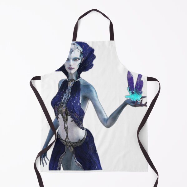Item preview, Cosmic Alien Queen with Glowing Crystals designed and sold by DailyDoodlesBySumbul.