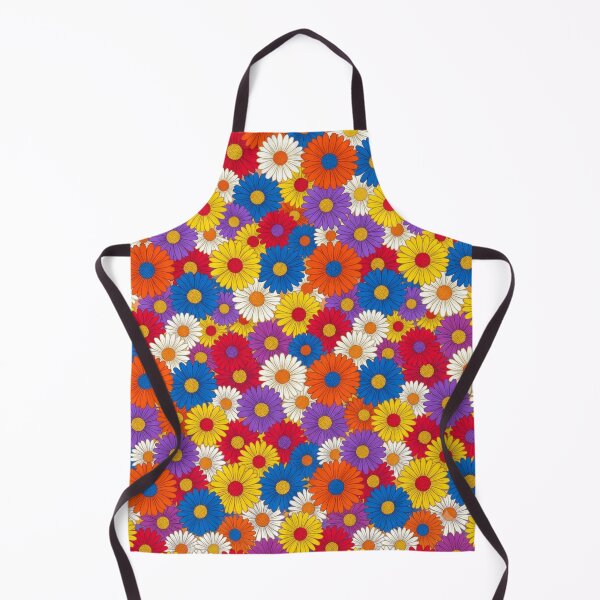 Item preview, Retro Groovy Daisy Flower Pattern | Colorful Seamless Floral Design designed and sold by vekotpu.