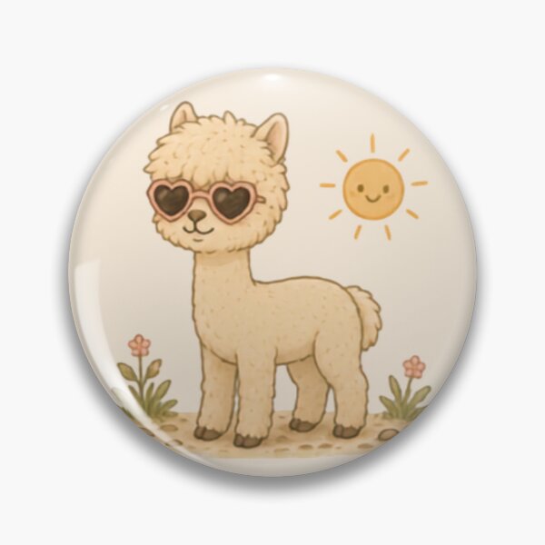Item preview, Summertime Alpaca designed and sold by MellowMunchkins.