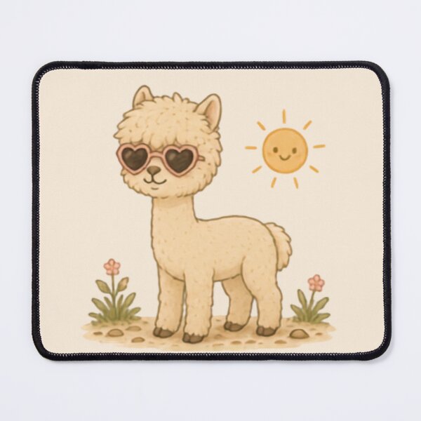 Item preview, Summertime Alpaca designed and sold by MellowMunchkins.