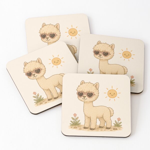 Item preview, Summertime Alpaca designed and sold by MellowMunchkins.