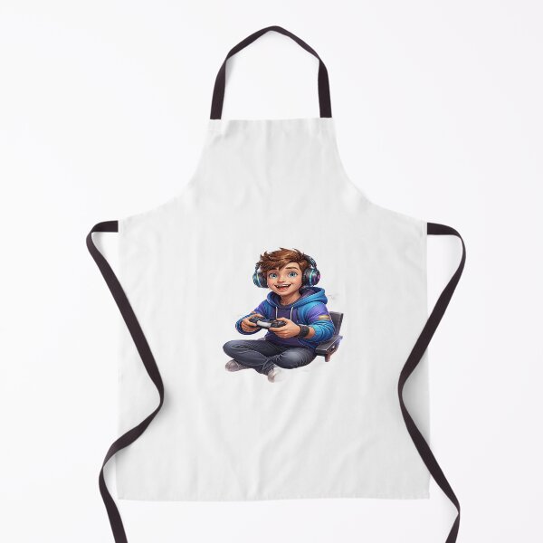 Item preview, Happy Young Gamer – Smiling Kid Playing Video Games designed and sold by Artisan Finds Online.