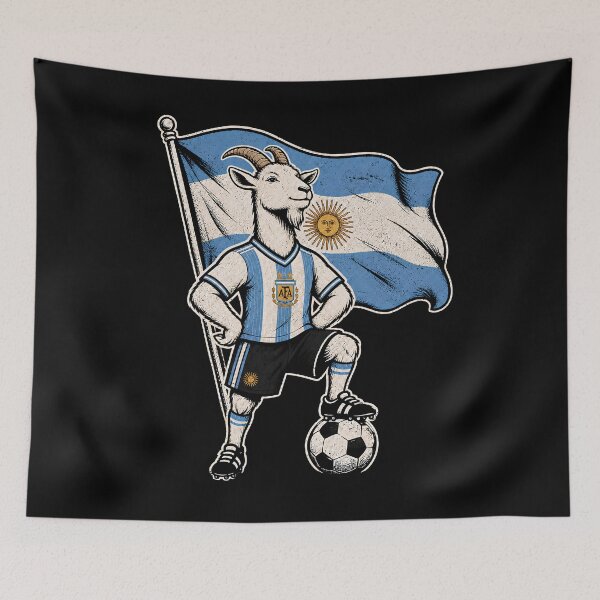 Item preview, Argentina Soccer GOAT – Patriotic Football designed and sold by THREE LITTLE BEANS.