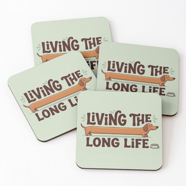 Item preview, Living the Long Life Shirt | Funny Dachshund Wiener Dog Graphic Tee designed and sold by DmaarGroup.