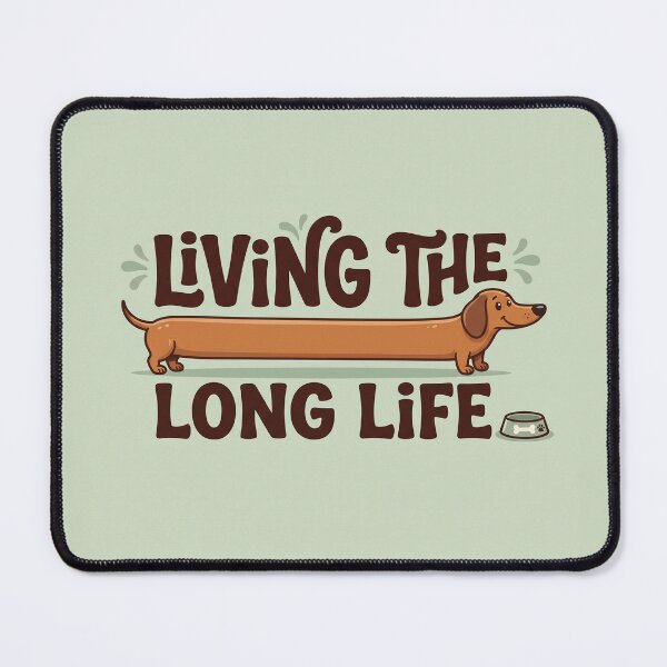 Item preview, Living the Long Life Shirt | Funny Dachshund Wiener Dog Graphic Tee designed and sold by DmaarGroup.