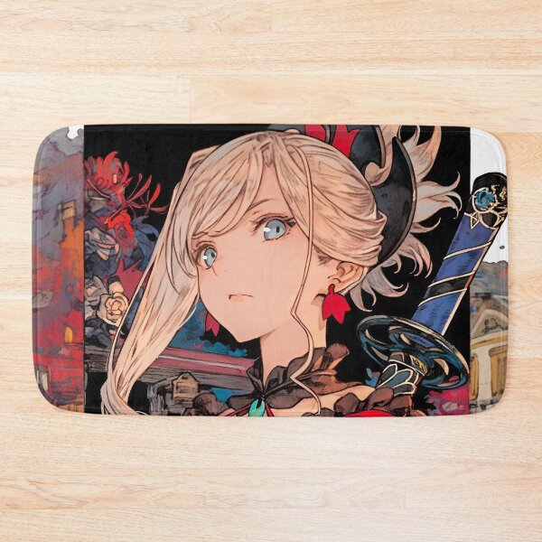 Item preview, Elegant Fantasy Warrior Girl Anime Style – Red Kimono Sword Maiden Art designed and sold by Dyan4.