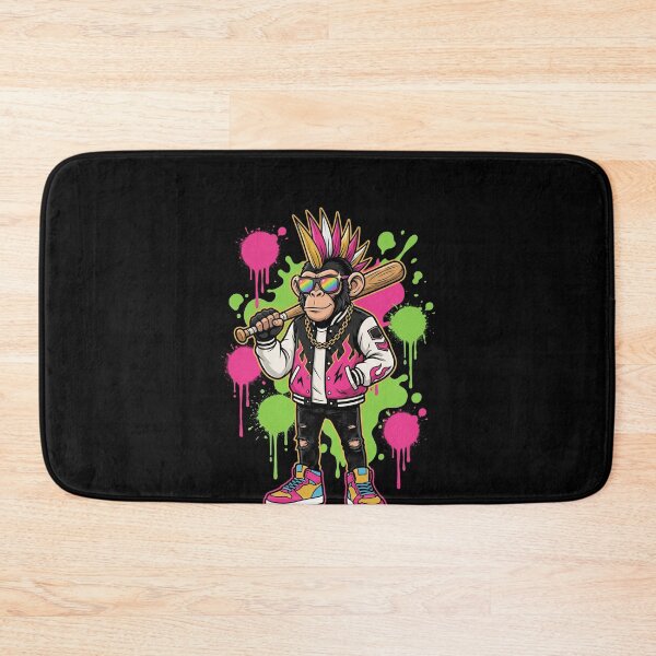 Item preview, Punk Rocker Monkey Mohawk Rebel Ape Bat designed and sold by SofenArt.