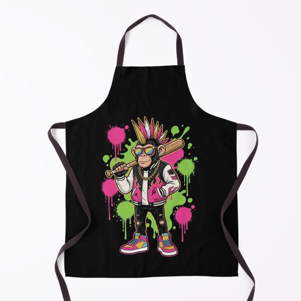 Item preview, Punk Rocker Monkey Mohawk Rebel Ape Bat designed and sold by SofenArt.