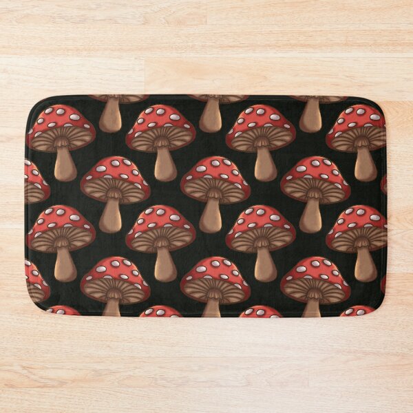 Item preview, Midnight mushroom - Amantia Muscaria - dark fairytale designed and sold by OhNoNotAgain42.