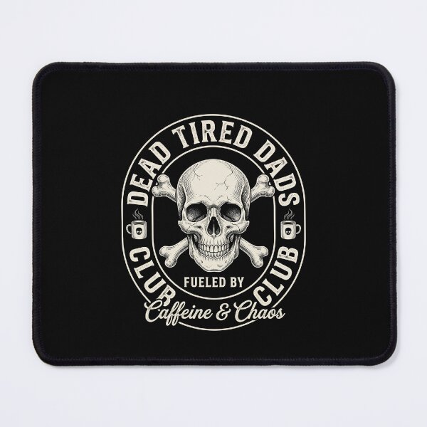 Item preview, Dead Tired Dads Club Fueled By Caffeine & Chaos Fathers Parenting Fatherhood designed and sold by SofenArt.