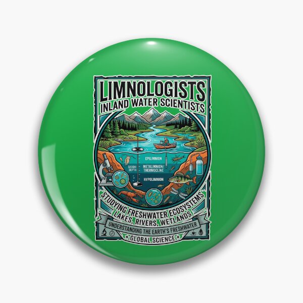 Item preview, Vintage Limnologist Inland Water Science Field BiologyChemistry designed and sold by TerradVents.