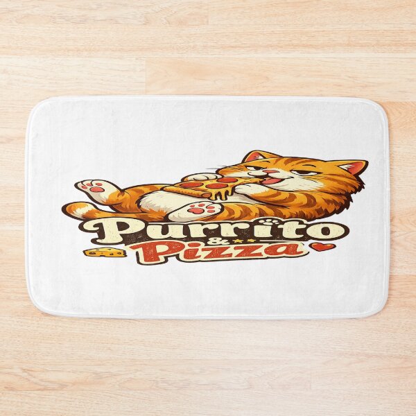 Item preview, Purrito & Pizza Funny Cat Sticker | Cute Lazy Orange Cat Lover Gift designed and sold by sosservice.