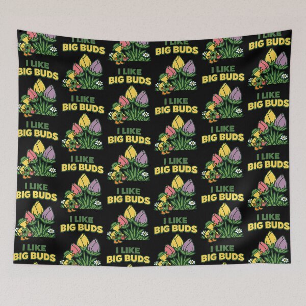 Item preview, I Like Big Buds Funny Gardening Duck Design designed and sold by TeeTimeTreasure.