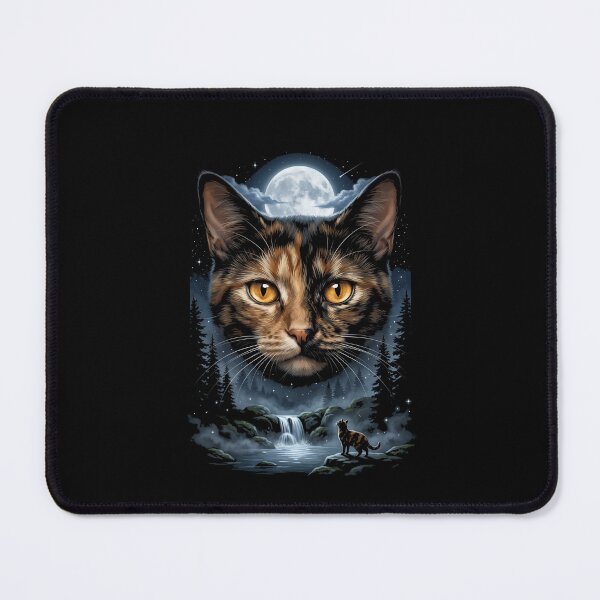 Item preview, Tabby Cat Full Moon Night Wildlife Lover designed and sold by SofenArt.