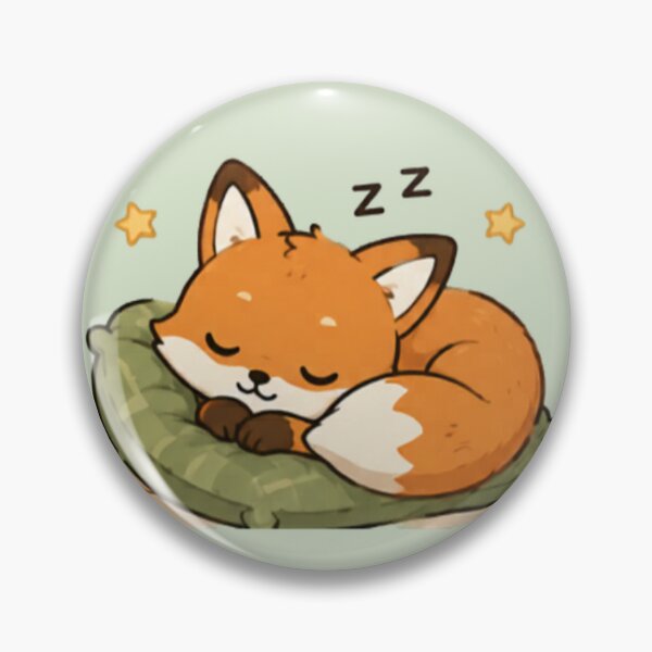 Item preview, Cute Sleepy Fox designed and sold by MellowMunchkins.