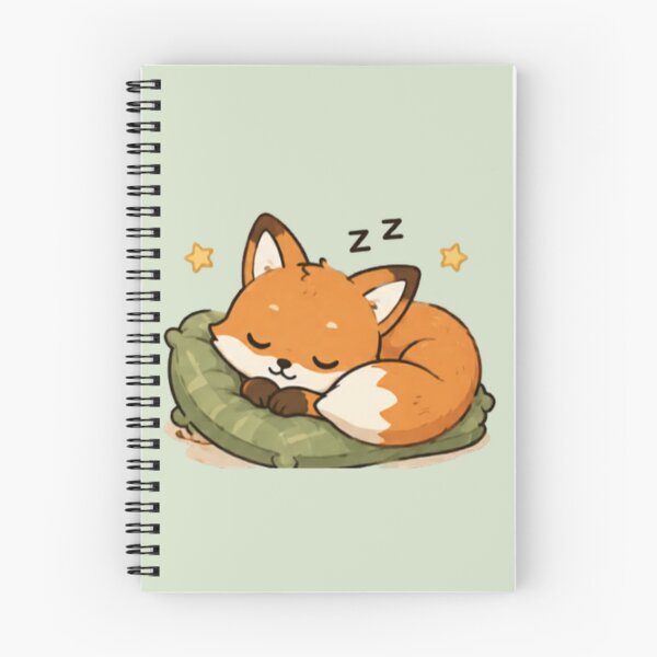 Item preview, Cute Sleepy Fox designed and sold by MellowMunchkins.