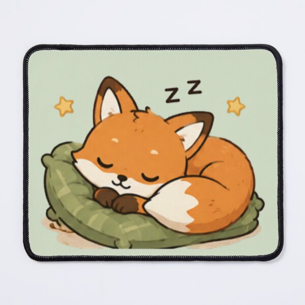 Item preview, Cute Sleepy Fox designed and sold by MellowMunchkins.
