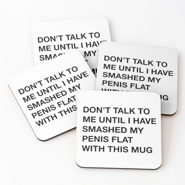 Item preview, DON’T TALK TO ME UNTIL… coffee satirical meme designed and sold by cresspacito.