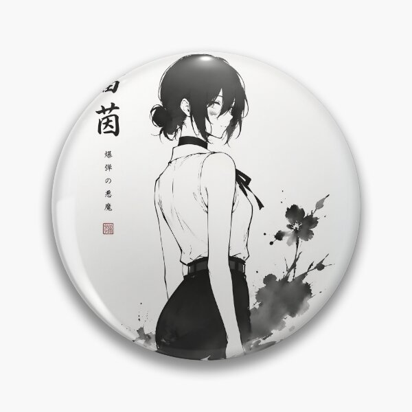 Item preview, Minimalist Sumi-e Style Anime Girl Portrait designed and sold by iwzzuel.