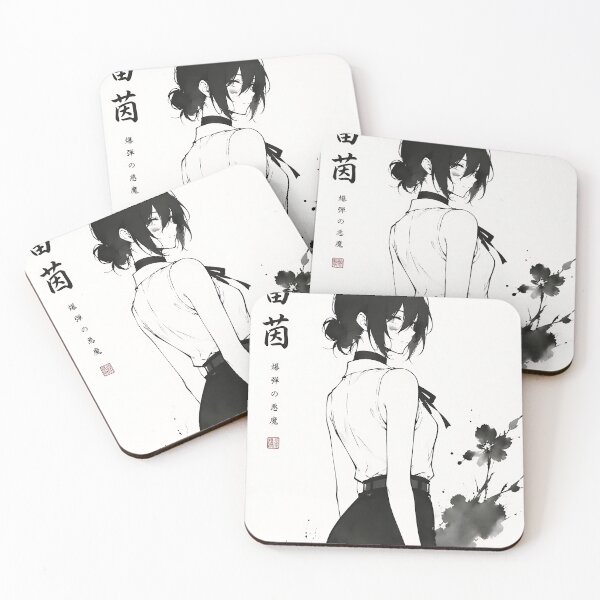 Item preview, Minimalist Sumi-e Style Anime Girl Portrait designed and sold by iwzzuel.