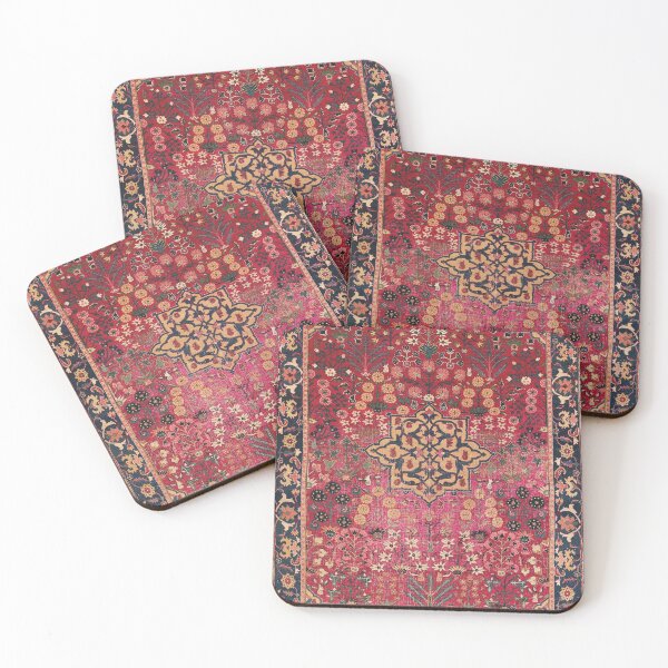 Item preview, 17th Century Persian Vase Carpet Print designed and sold by Vicky Brago-Mitchell®.