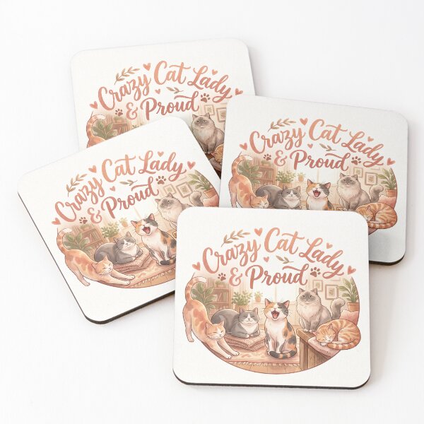 Item preview, Crazy Cat Lady & Proud Shirt | Cute Cat Lover Graphic Tee designed and sold by DmaarGroup.