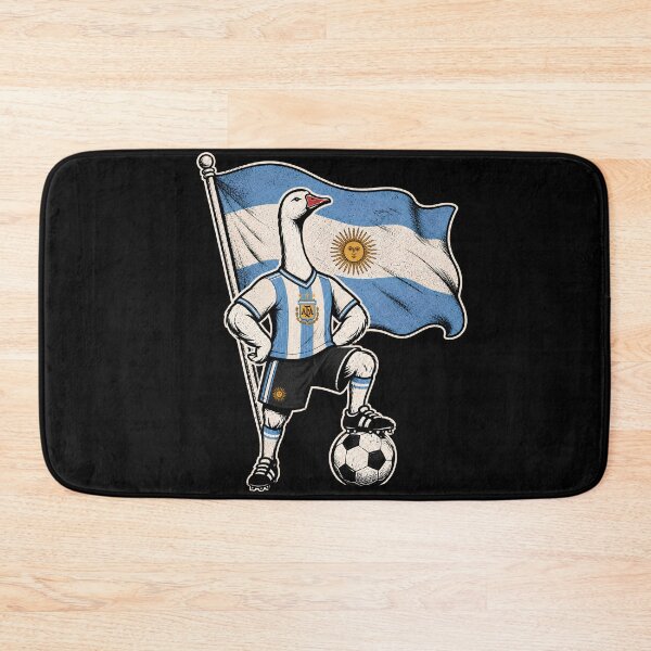 Item preview, Argentina Soccer Goose – Patriotic Football Fan designed and sold by THREE LITTLE BEANS.