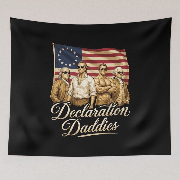 Item preview, Declaration Daddies Founding Fathers American Patriot Humor designed and sold by SofenArt.