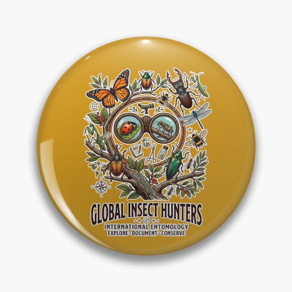 Item preview, Global Insect Hunters Vintage Entomology Science designed and sold by TerradVents.