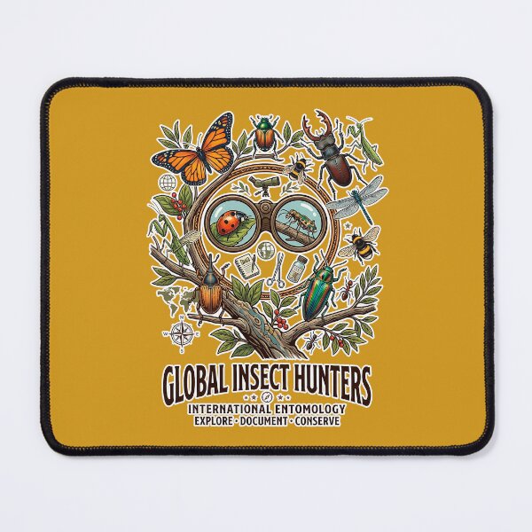 Item preview, Global Insect Hunters Vintage Entomology Science designed and sold by TerradVents.