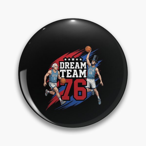 Item preview, Dream Team 76 Basketball American Patriotism Founding Fathers History designed and sold by SofenArt.
