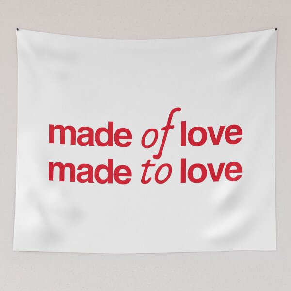Item preview, Made Of Love, Made To Love | Love Sticker designed and sold by ianths.