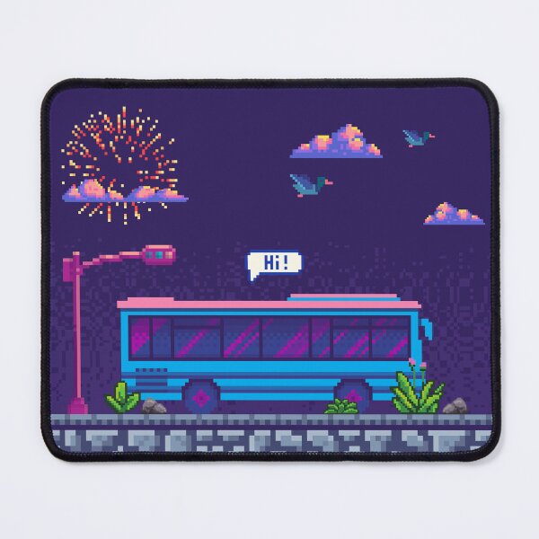 Item preview, Retro Pixel Art City Bus designed and sold by The.zonex.designs.