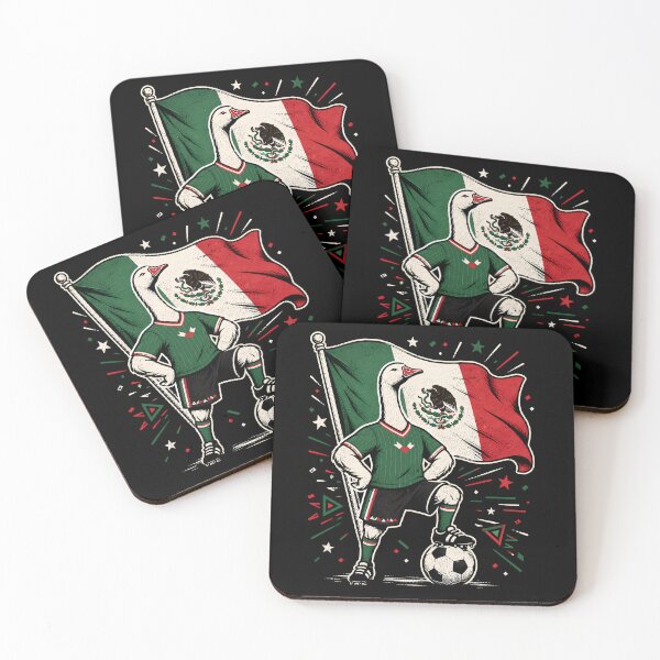 Item preview, Mexico Soccer Goose – Patriotic Mexican Football Fan  designed and sold by THREE LITTLE BEANS.