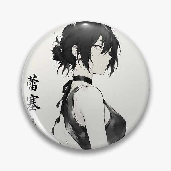 Item preview, Minimalist Sumi-e Style Anime Girl Portrait designed and sold by iwzzuel.