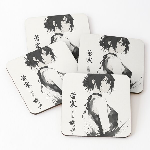 Item preview, Minimalist Sumi-e Style Anime Girl Portrait designed and sold by iwzzuel.