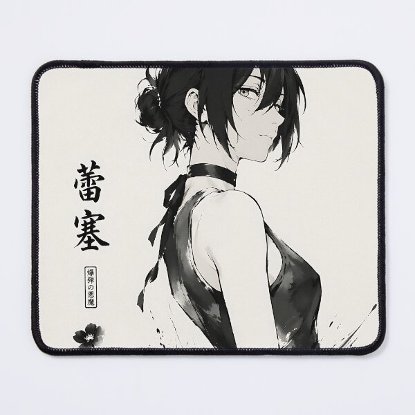 Item preview, Minimalist Sumi-e Style Anime Girl Portrait designed and sold by iwzzuel.
