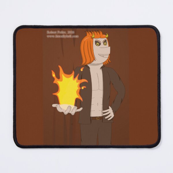 Item preview, Damien's Fire designed and sold by Literally Hell Shop.
